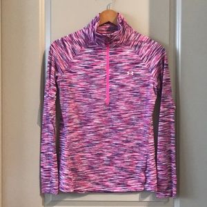 Athletic |  Long Sleeved | 3/4 Zip Top